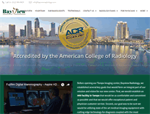 Tablet Screenshot of bayviewradiology.com
